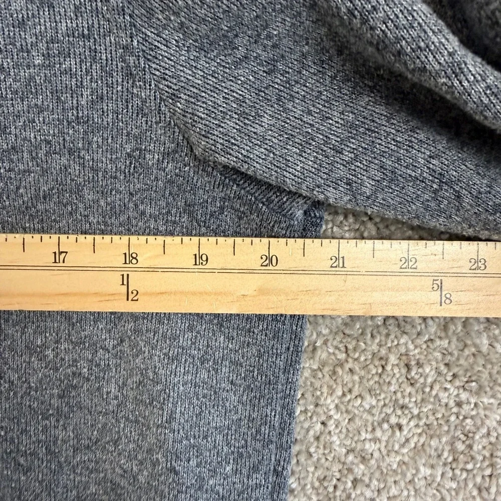 Rhone Mens Medium Quarter Zip Pullover Heather Gray Performance Knit Sweater